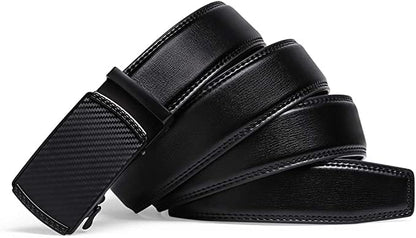 Belt Men, Ratchet Belt for Men - Mens Belt Leather 1 3/8" for Casual Jeans