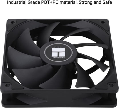 Thermalright TL-C12C X3 CPU Fan 120mm Case Cooler Fan, 4pin PWM Silent Computer Fan with S-FDB Bearing Included, up to 1550RPM Cooling Fan（3 Quantities）