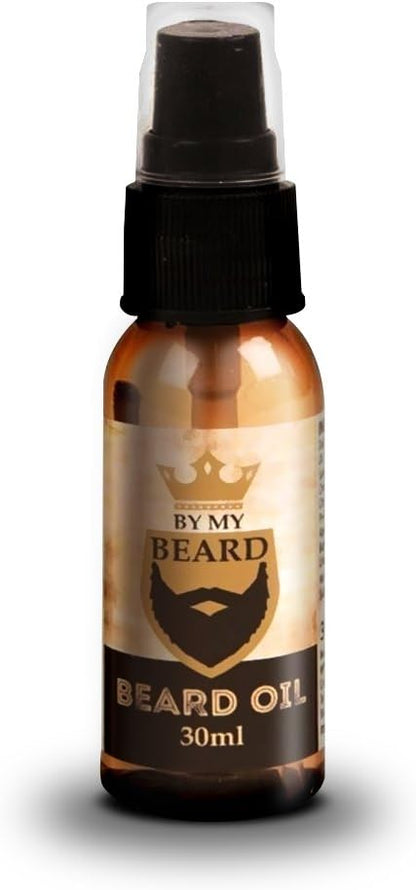 BY MY BEARD Beard Shampoo/Conditioner and Face Moisturiser Oil Complete Triple Pack