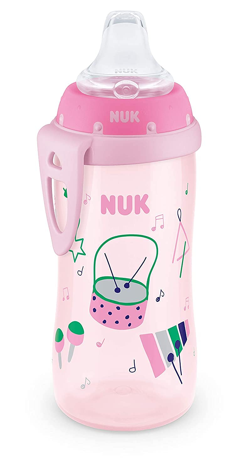 NUK Active Sippy Cup, 10 oz, 2 Pack, 12+ Months, Timeless Collection, Amazon Exclusive