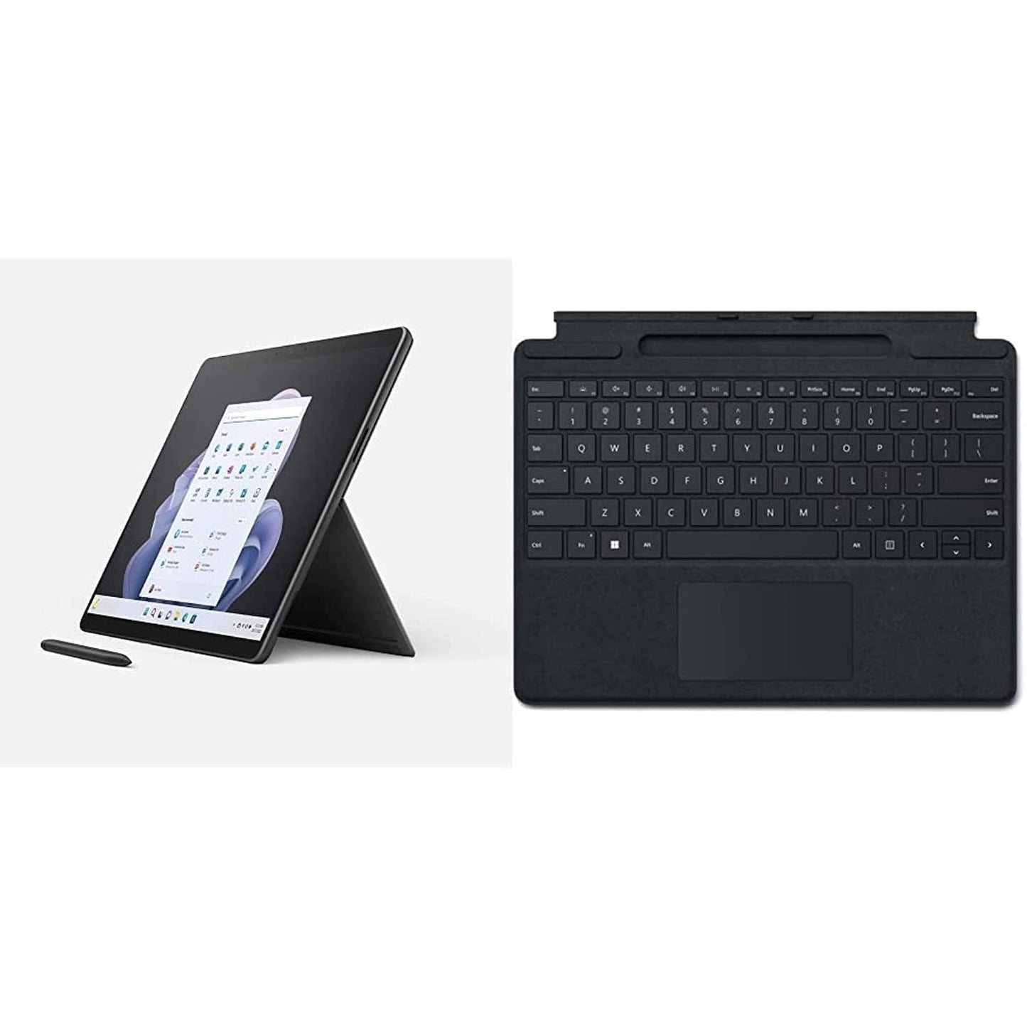 Microsoft Surface Pro 9 | 13” Touchscreen 2-in-1 Laptop/Tablet PC | Intel Core i5-1235U | 8GB RAM | 256GB SSD | Windows 11 Home | Platinum | QEZ-00008 UAE Version | Device Only