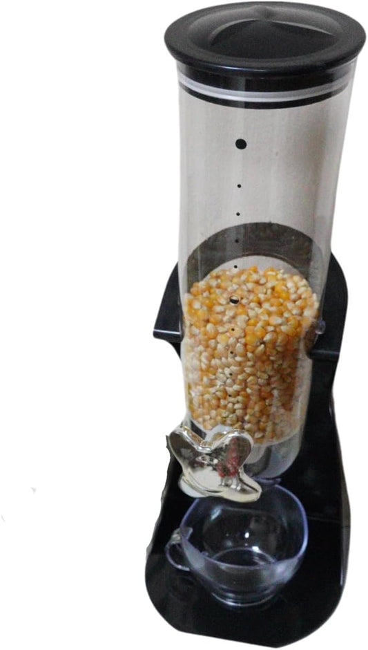 Cereal Dispenser Large Grains Dispenser Dry Food Dispenser with Cup Candy Dispenser for Store, home & others Coffee Beans Nut Snacks Kitchen Cereal Container Storage