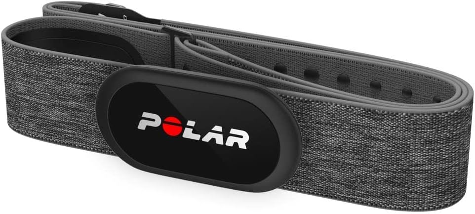 Polar H10 Heart Rate Monitor – ANT+, Bluetooth - Waterproof HR Sensor with Chest Strap - Built-in memory, Software updates - Works with Fitness apps, Cycling computers, Black, M-XXL