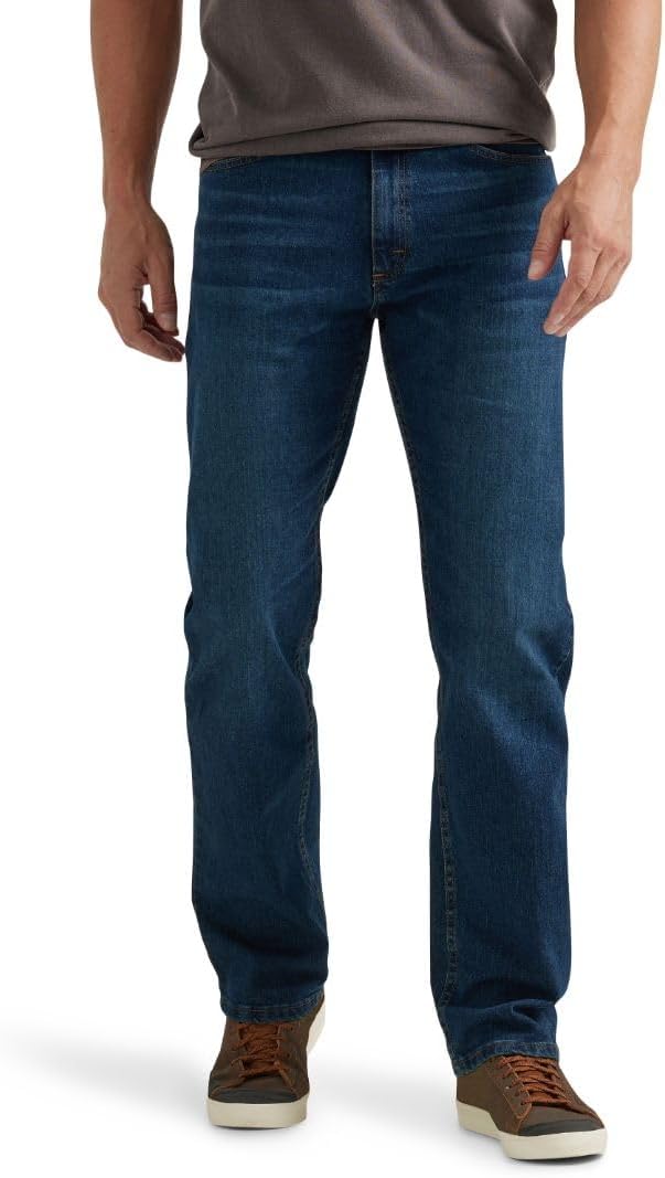 Wrangler mens Wrangler Authentics Men's Classic 5-Pocket Regular Fit Flex Jean Jeans