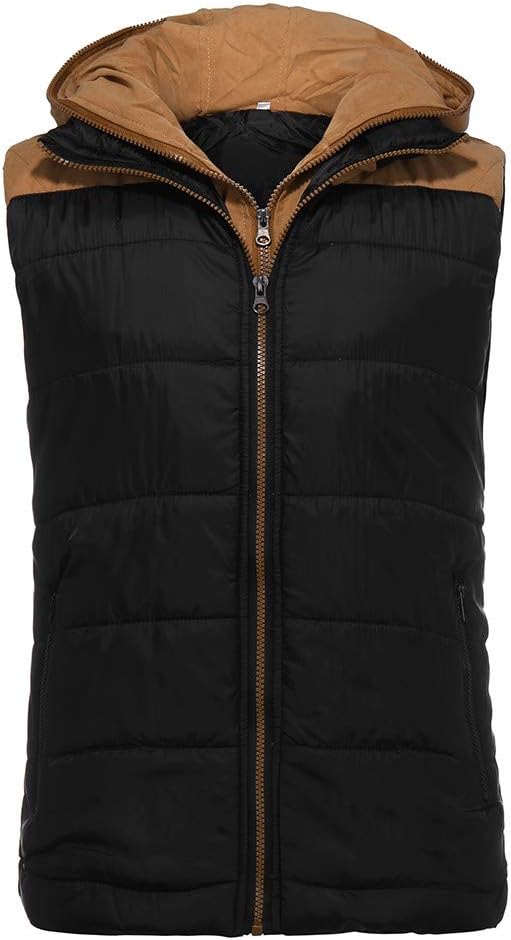 Long Men Men's Hoodie Autumn Winter Zipper Fashion Color Vest Top Coat Synthetic Jacket