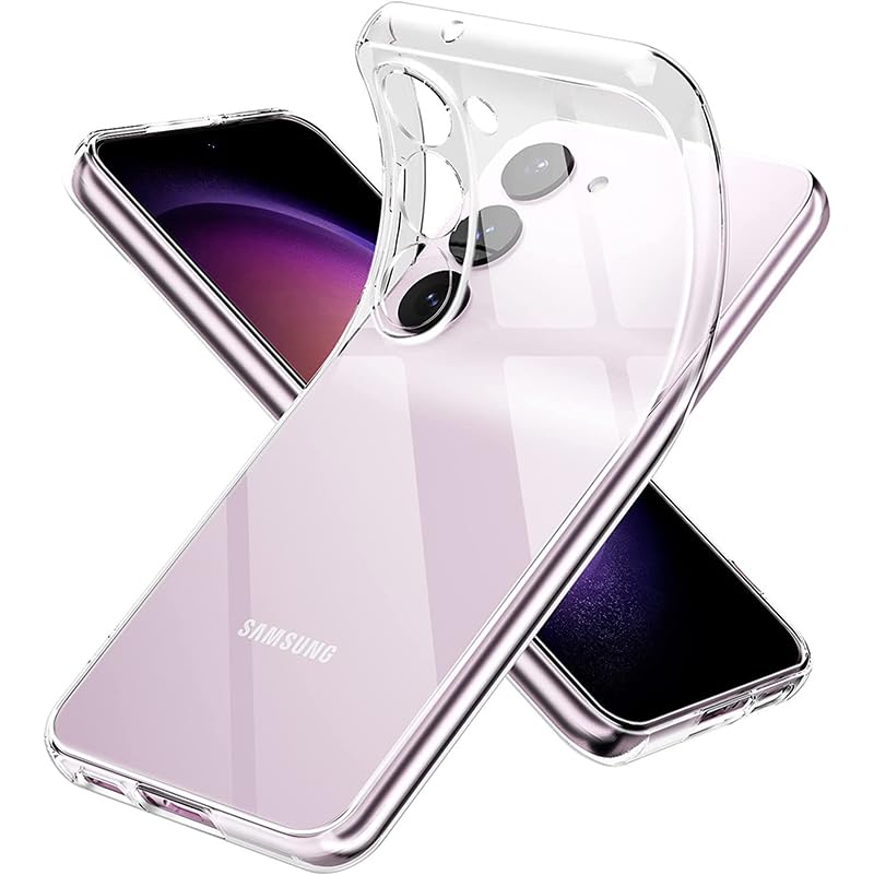 Zubitech Samsung Galaxy A54 5G Clear Cover Case soft TPU Transparent Silicone Rubber Back Protective Case shock Absorbent Reinforced Corner for Samsung Galaxy A54 5G Clear - CaveHubs