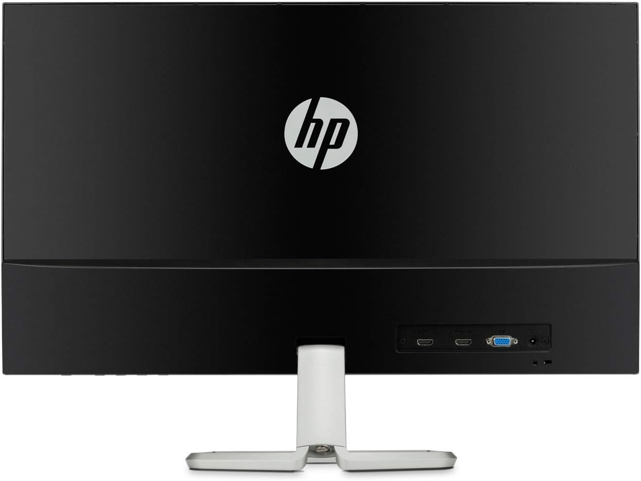 HP 27F Display Monitor LED, FHD, 27 Inches, IPS, 2 HDMI ,1 VGA,AMD FREESYNC, Silver/Black - CaveHubs