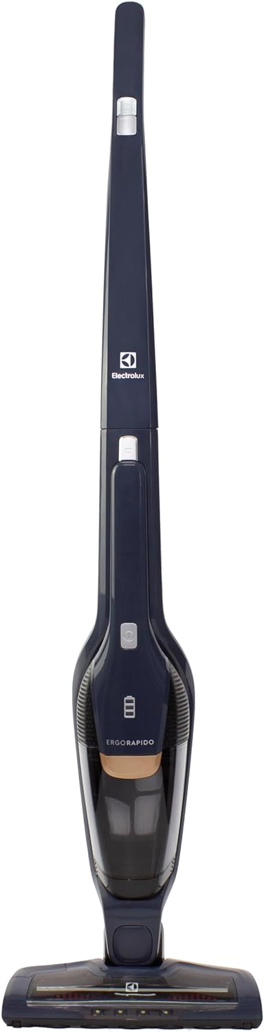 Electrolux 2 in 1 Cordless Handheld Stick Vacuum Cleaner with Powerful Suction, 30 Minutes Runtime, LED Headlight, Double Filtration, Self-Standing Upright Lightweight Vacuum, Best for Home, ZB3513DB