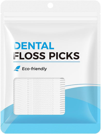 meyarn 30PCS PLA Dental Floss Picks for Teeth Sustainable Flossers with Tooth Pick Flossers for Adults and Kids- Plaque Remover for Fresh Teeth Cleaning