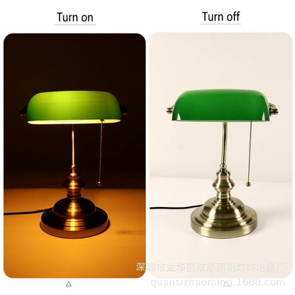 Modern Desk Table Lamp Simple Design LED Glass Pull Switch Desk Light Decor for Home Living Room Bedroom Bedside (style H 1pcs)