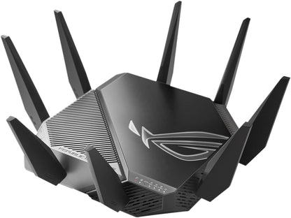 ASUS ROG Rapture GT6 (1PK) Tri-Band WiFi 6 Gaming Mesh WiFi System, Covers up to 5,800 sq ft, 2.5 Gbps Port, Triple-Level Game Acceleration, UNII 4, Free Lifetime Internet Security - White