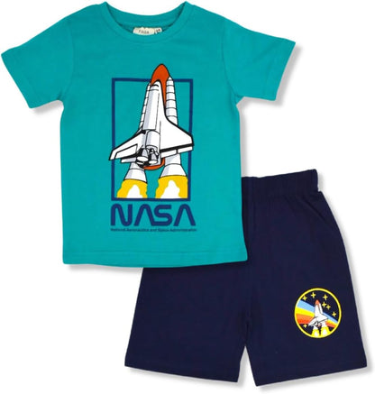 NASA Boys short and T- shirt set - Pierre Donna kids cotton T-shirt and short pajama set