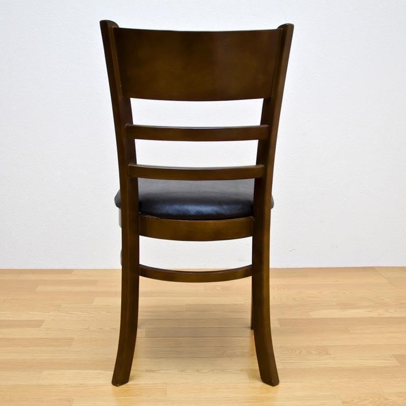 Dining Chair with Solid Wood Frame and Legs,PU Laether Seat Material,for Living Room, Kitchen,Restaurant (four chairs)