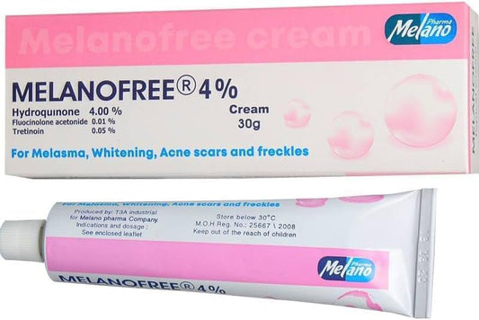 Melanofree 4% Sole Agent Cream 30g Remove Dark Spot and Scars