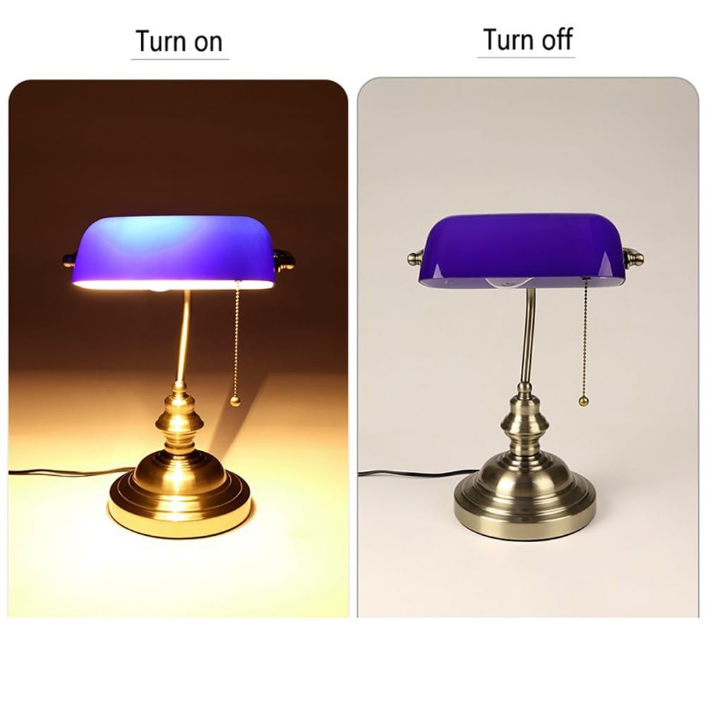 Modern Desk Table Lamp Simple Design LED Glass Pull Switch Desk Light Decor for Home Living Room Bedroom Bedside (style H 1pcs)