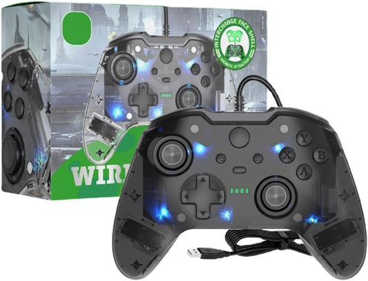 Xbox Controller Wired with Upgraded Joystick, Xbox One Controller Wired Compatible with Xbox Series X/S, Xbox One X/S, and PC Windows