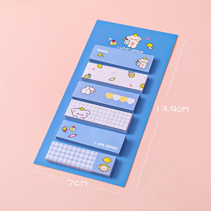 Sweet seven 1440 Pcs Cute Girl Animal Sticky Notes - Kawaii Animal Pattern Adhesive Sticker Memo Pad for School Supplies - Stationery Decoration