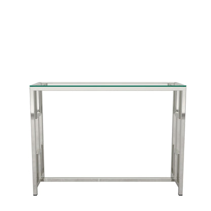 RIGID Modern Console Table, Thin Sofa Table, Slim Narrow Accent Entryway Table with Storage Shelf, Industrial Steel Frame, Sturdy Coffee Snack Table, Side Table, End Table for Living Room, Hallway