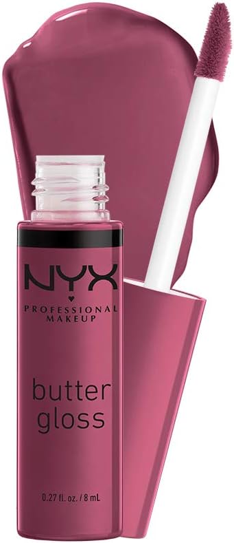 NYX PROFESSIONAL MAKEUP Butter Gloss, Strawberry Parfait, 0.27 Ounce