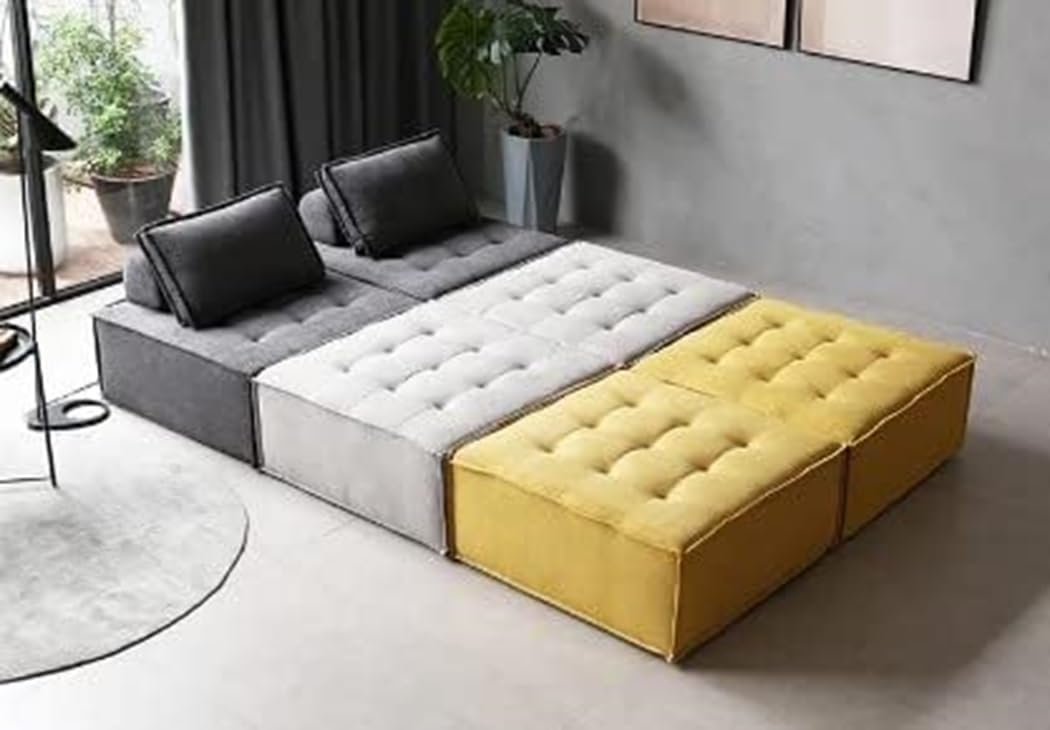 Comfynest Modular pit couch sectional sofa(1pc) (Beige)