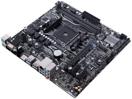 ASUS PRIME A320M-K (AMD A320) AM4 uATX motherboard with LED lighting, DDR4 3200MHz, 32Gb/s M.2, HDMI, SATA 6Gb/s, USB 3.0 - CaveHubs