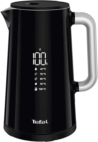 TEFAL Toaster | SmartN'Light Digital Toaster | 2 Slots | 850 W | 7 Levels of Toasting | Defrot and Reheat Functions | Settings Saving Function | Safe to Touch | BLACK | 2 Years Warranty | TT640840