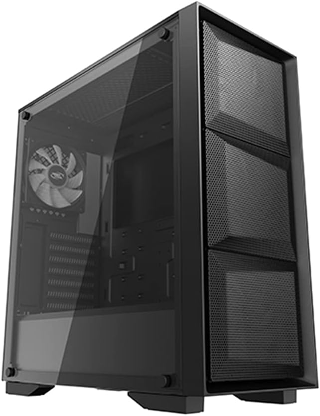 Deepcool MID TOWER CASE CG560 Side window Black MidTower Power supply included No