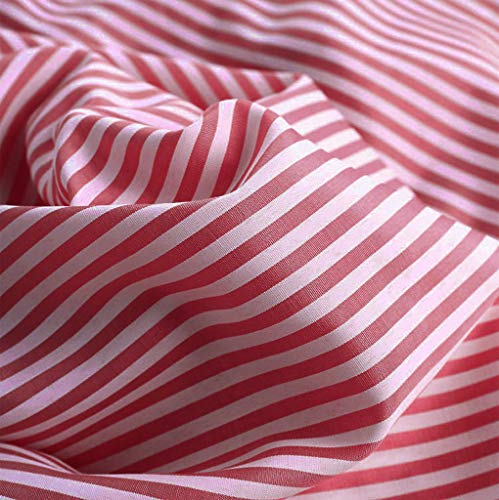 Women V-neck Long Sleeve Button Tops Ladies Summer Fashion Turn-down Collar Striped Printed Solid T-shirt Blouse Tops, Red - L