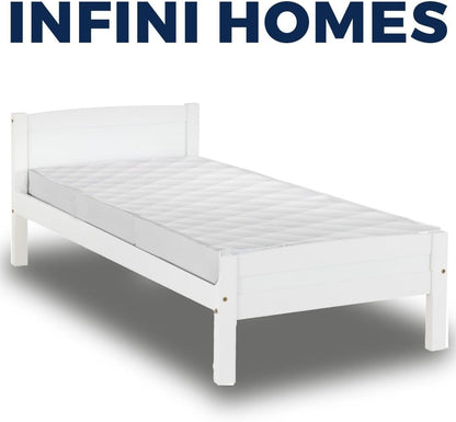 INFINI HOMES Single High Density Foam White Folding Mattress (90W X 180L X 7H)