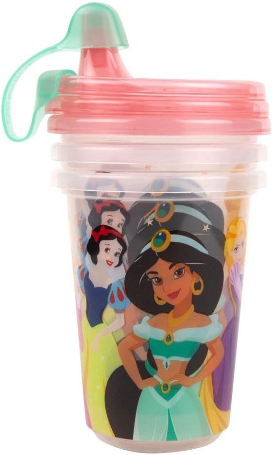 The First Years Princess Take & Toss Sippy Cup, 10oz/296ml (Pack of 3), 10 ounce