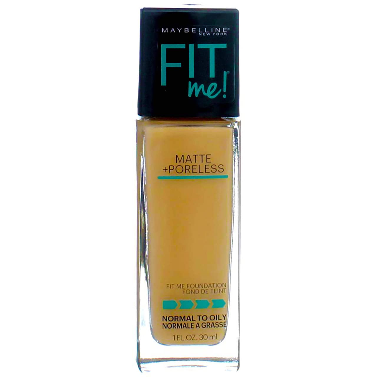 Maybelline Fit Me Matte + Poreless Liquid Oil-Free Foundation Makeup, Soft Tan, 1 Count (Packaging May Vary)