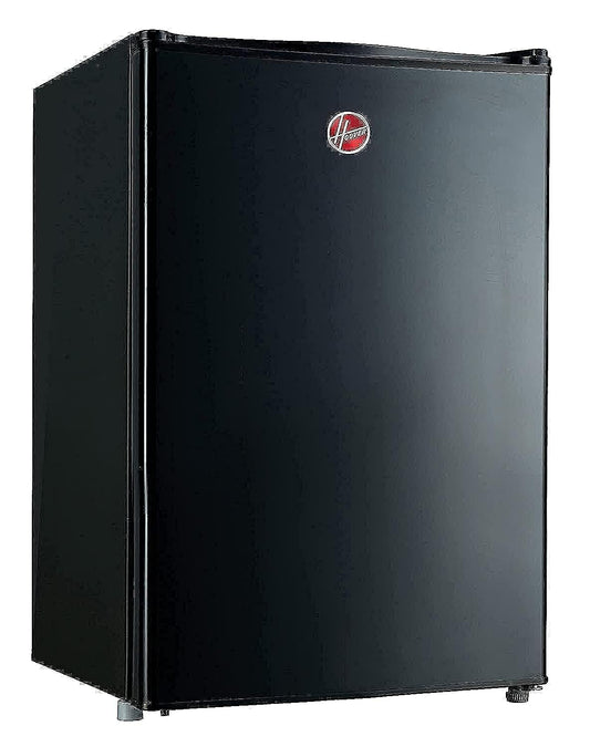 Hoover 92 Liters Single Door Refrigerator | Compact Free Standing Fridge With 2L Bottle Special Location | Adjustable Thermostat | Best for Mini Bar, Home, Office, Bedroom | HSD-K92-B (Black)