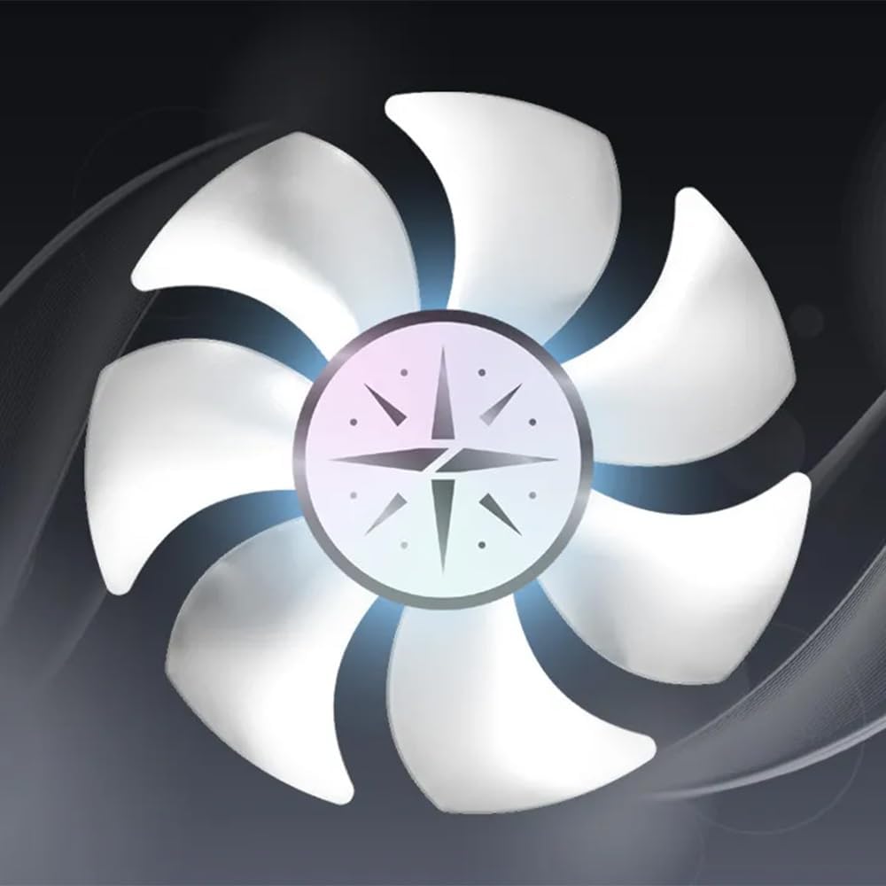 Eacam 120mm ARGB Case Fan Cooling PC Fans with Hydraulic Bearing Fan Speed: 900-1800 RPM Low Noise