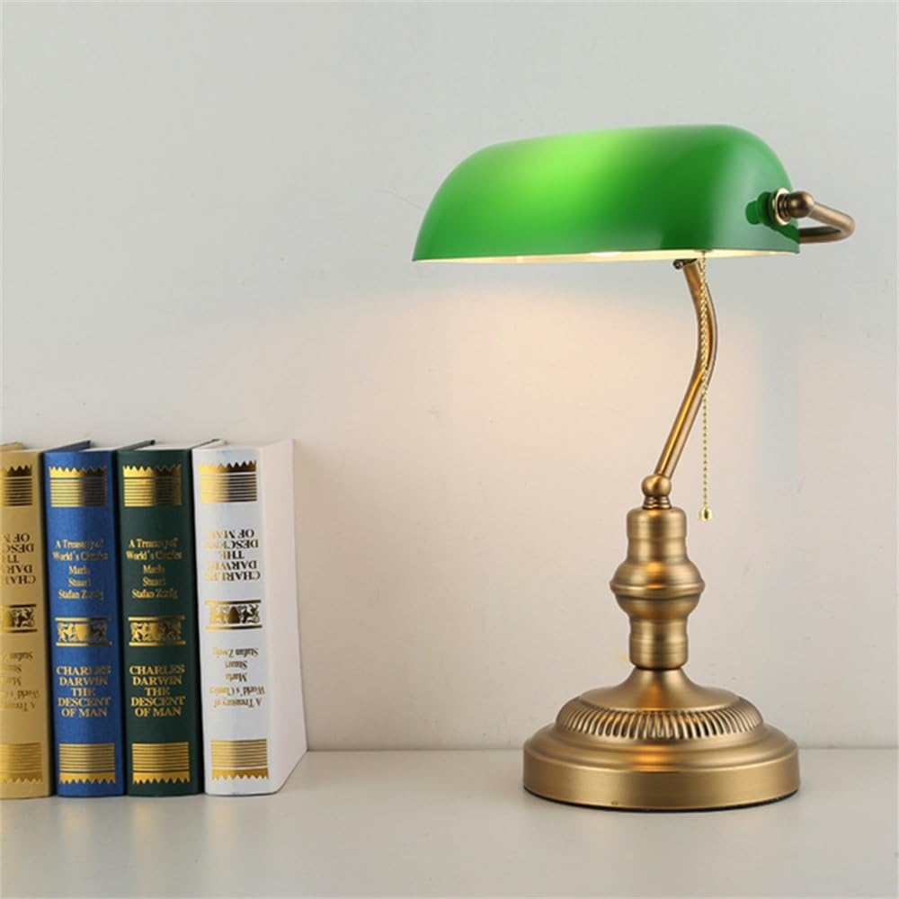 Modern Desk Table Lamp Simple Design LED Glass Pull Switch Desk Light Decor for Home Living Room Bedroom Bedside (style H 1pcs)