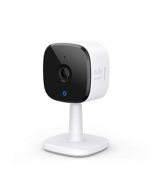 EUfy Security 2K Indoor Cam, Home Security Indoor Camera, Human And Pet Ai, Works With Voice Assistants, Night Vision, Two-Way Audio, Microsd Card Required, Homebase Not Required.