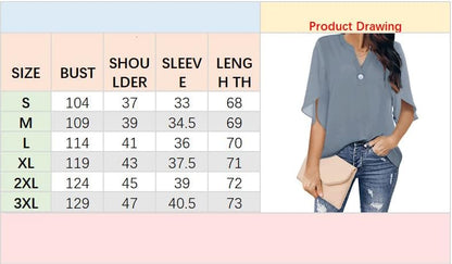 Womens Clothes Fashion Women Shirt V Neck Shirts Summer with Short Sleeve