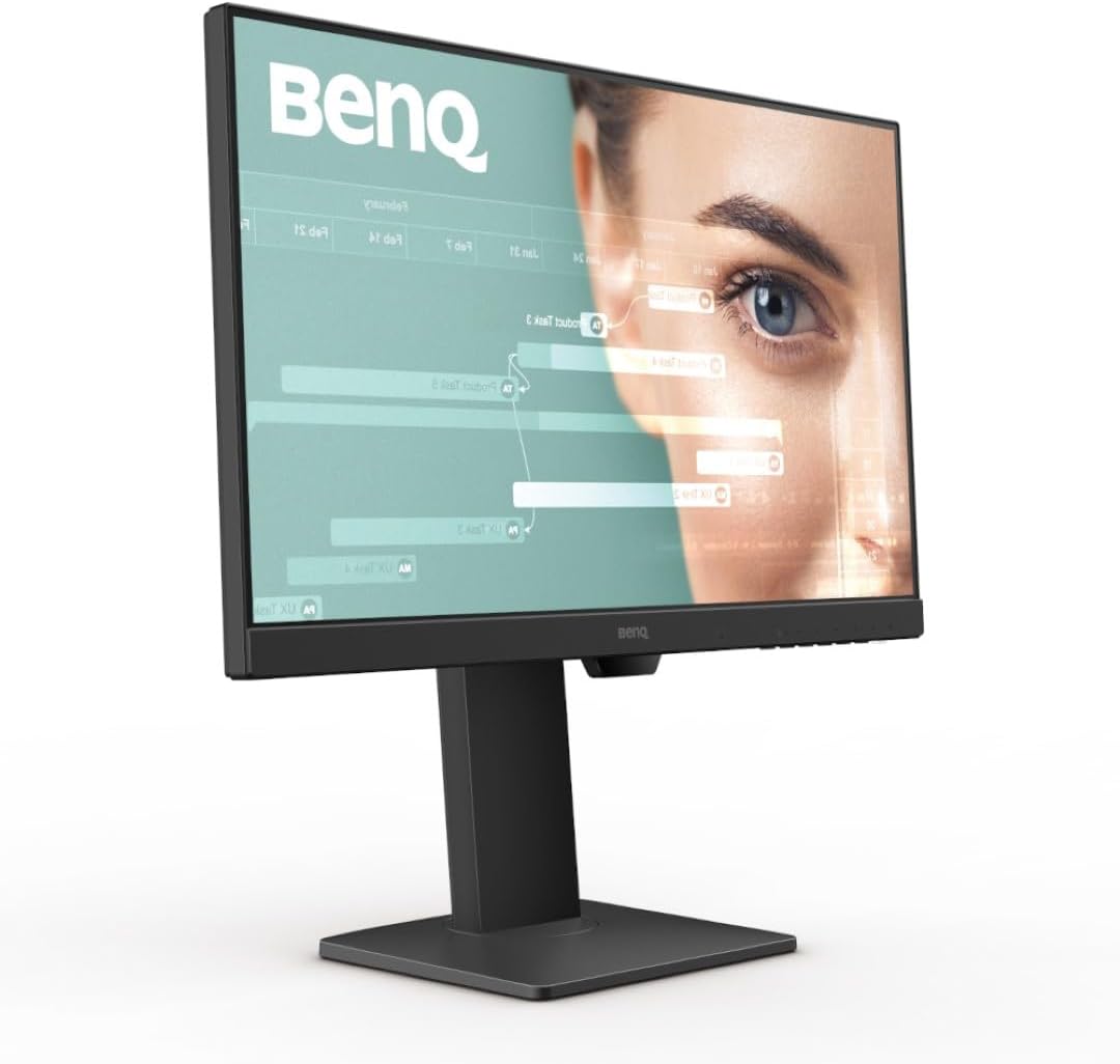 BenQ GW2785TC 27 inch IPS 1920x1080 Full HD 75Hz Ultra-Slim Bezel Monitor, Height Adjust, Eye Care, Brightness Intelligence, Speakers, Mic, USB-C (PD 60W), HDMI, DP, Coding Mode, Daisy Chain (Black)