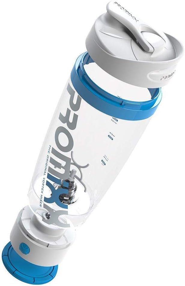 PROMiXX IX Electric Shaker Bottle, Powerful Mixer Bottle for Shake & Supplement, Blender Bottle, Shake Bottle Mixer, Protein Shake Blender, Vortex Mixer, BPA Free 20oz Tumbler