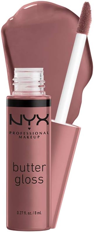 NYX PROFESSIONAL MAKEUP Butter Gloss, Strawberry Parfait, 0.27 Ounce