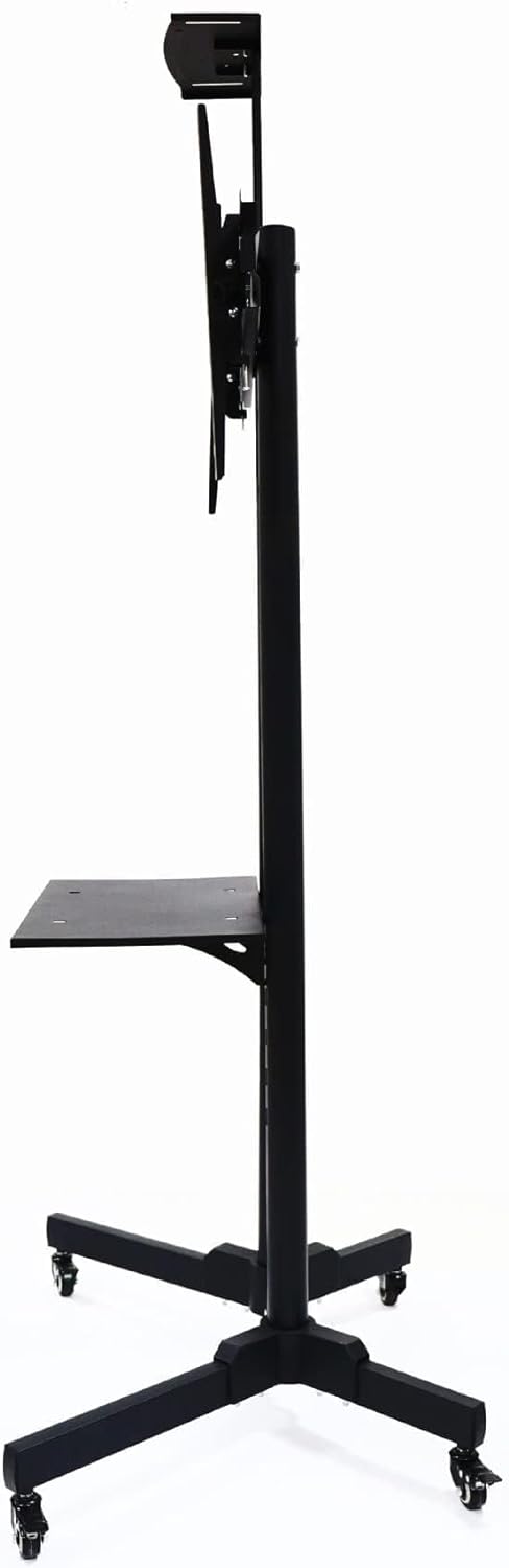 SKY-TOUCH Mobile TV stand TV cart with Mount On Lockable Wheels For LED and LCD Screen