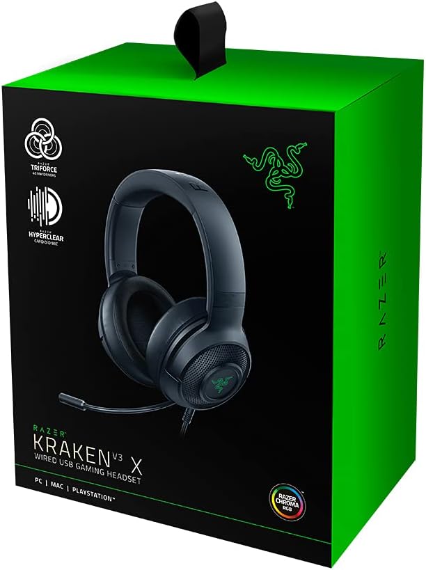 Razer Kraken Quartz Edition - Gaming Headphones for PC, PS4, Xbox One and Switch with 50 mm Drivers and Cooling Gel-Infused Cushions - Pink