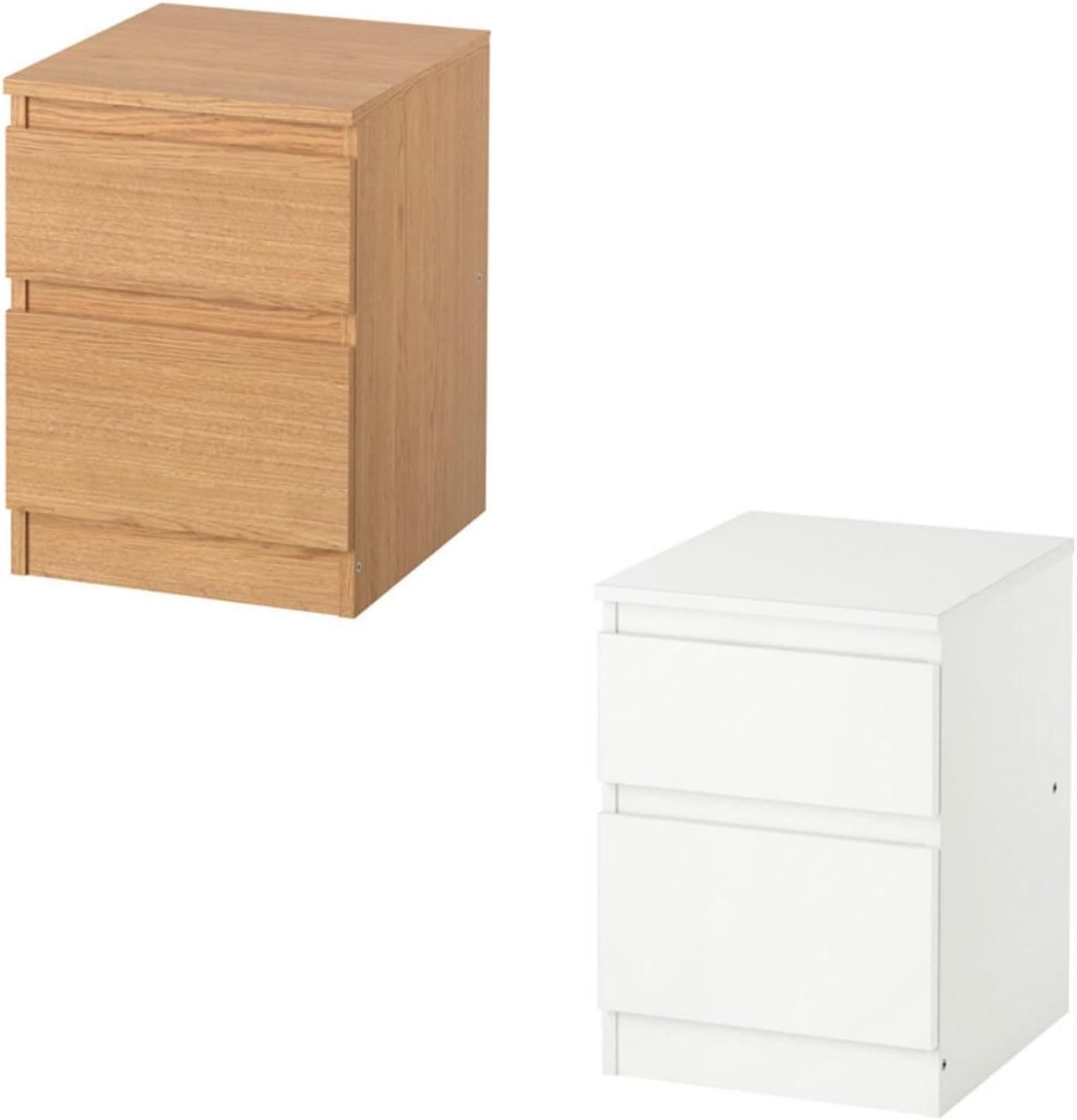 Kallax IKEA KULLEN DRAWER SET CHEST OF DRAWERS BEDROOM FURNITURE - 2 DRAW CHEST IN WHITE