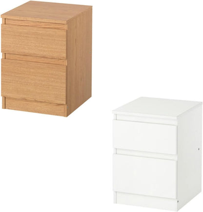 Kallax IKEA KULLEN DRAWER SET CHEST OF DRAWERS BEDROOM FURNITURE - 2 DRAW CHEST IN WHITE