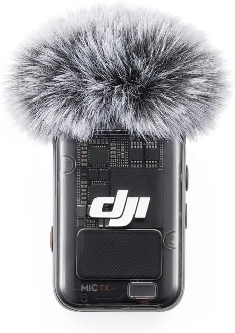 DJI Mic (2 TX + 1 RX Charging Case), Wireless Lavalier Microphone, 250m (820 ft.) Range, 15-Hour Battery, Noise Cancellation Mic for PC, iPhone, Vlogs, UAE Version with Official Warranty Support