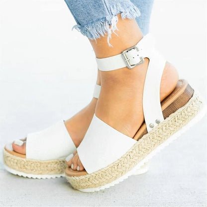 Women Sandals Soft Wedges Shoes Womens Flip Flops Platform Sandals Female 4Cm High Heels Sandals Summer Sandalias