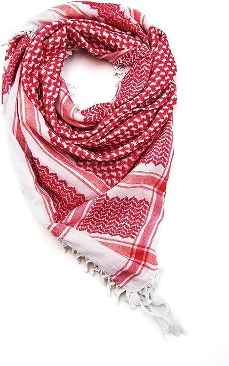 AL JABRI Outdoor Hiking Scarves Hunting Tactical Desert Arab Scarf Keffiyeh Shemagh Shawl Scarve Wrap. Head Neck Scarf, Men Head Scarf