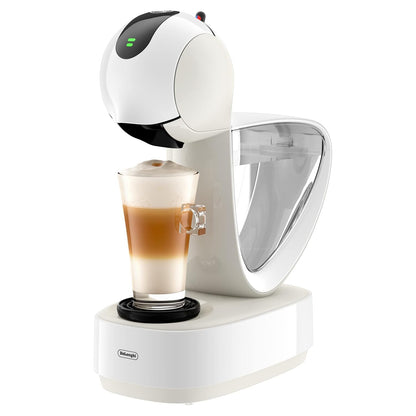 Nescafe Dolce Gusto by De'Longhi INFINISSIMA Touch Automatic Capsule Coffee Machine with Compact & Powerful up to 15 Bar Pressure, Cappuccino, Tea, Hot Chocolate & Espresso Coffee Maker EDG268.W White