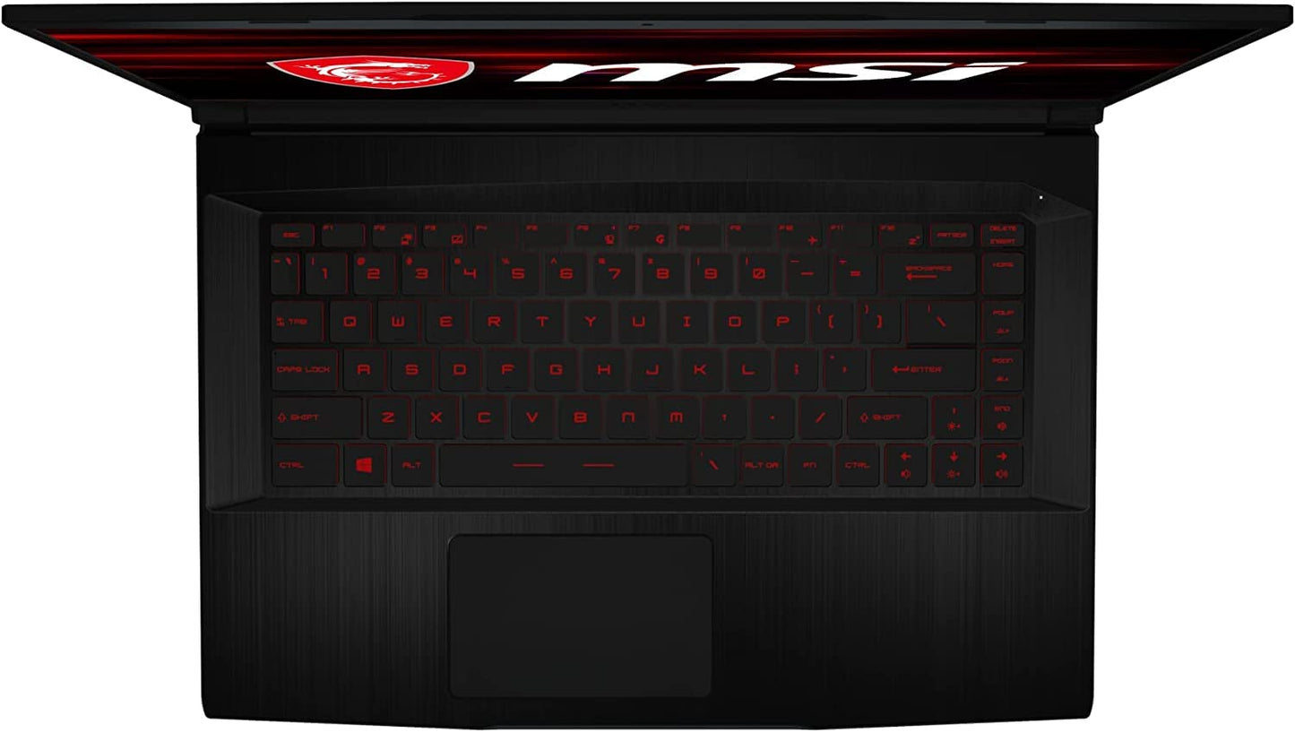 MSI Newest GF63 Thin 15.6" FHD Gaming Laptop, 10th Gen Intel 4-Core i5-10300H up to 4.5GHz(Beat i7-7920HQ), NVIDIA GTX 1650 MaxQ, 16GB DDR4, 512GB NVMe SSD, Ethernet, WiFi 6, HDMI, USB-A&C, Win10 - CaveHubs