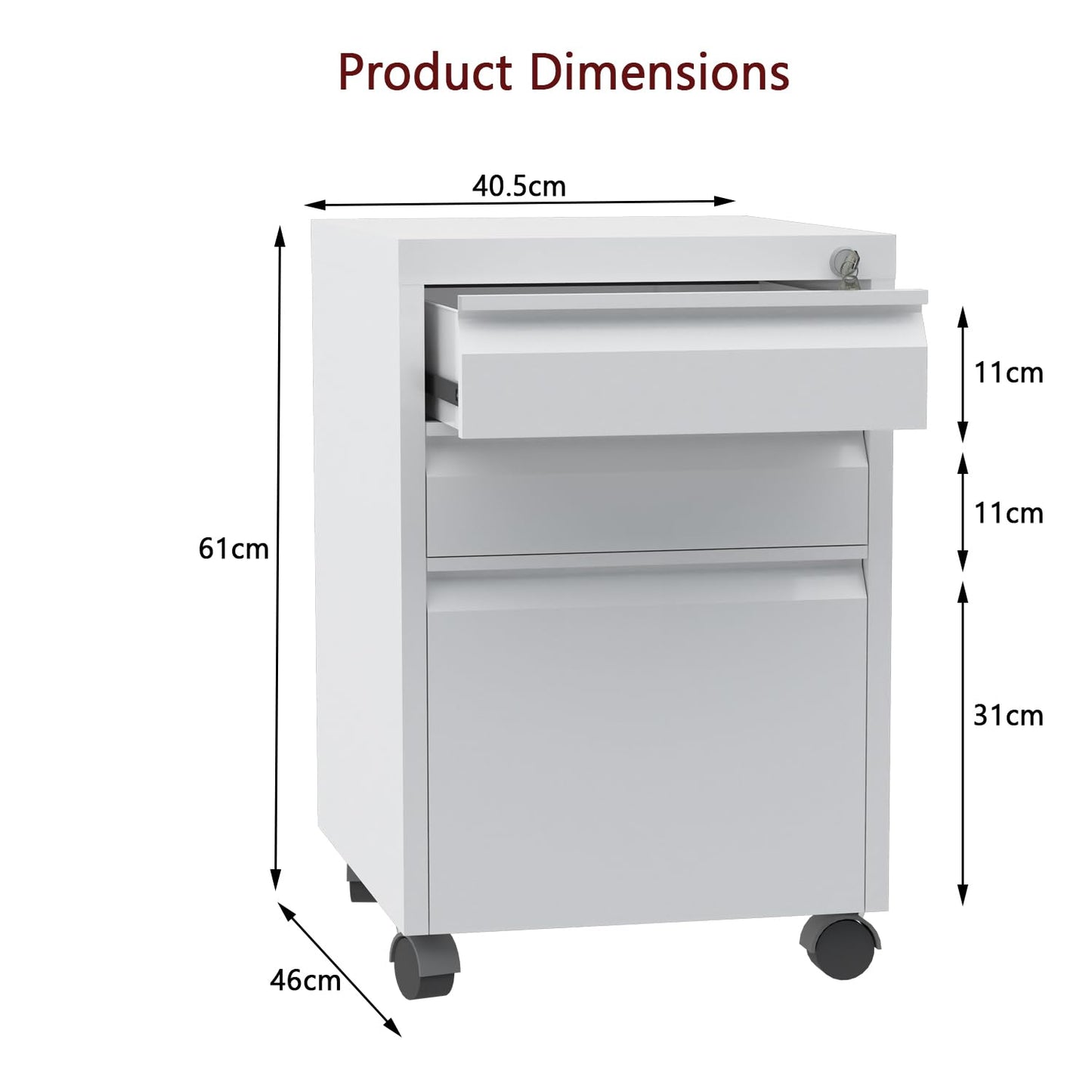 Mahmayi Godrej OEM File Cabinet with Lock Large Storage steel Cabinet, Metal Portable Cabinet with 4 Drawer, VST3 - drawer steel