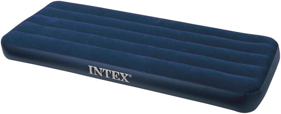 Intex Dura-Beam Standard Fiber-Tech Technology Airbed, Blue, 64757